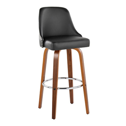 Studded Marcel 30" Fixed-Height Barstool - Set of  2