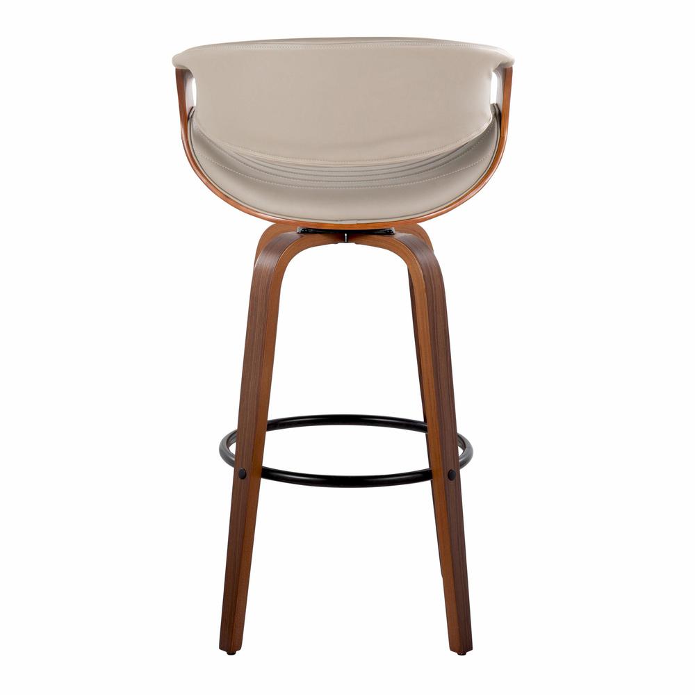 Brown Symphony 30" Fixed-Height Barstool - Set of 2