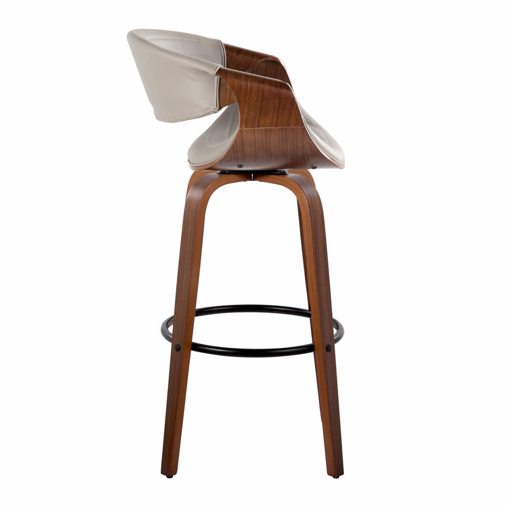 Brown Symphony 30" Fixed-Height Barstool - Set of 2