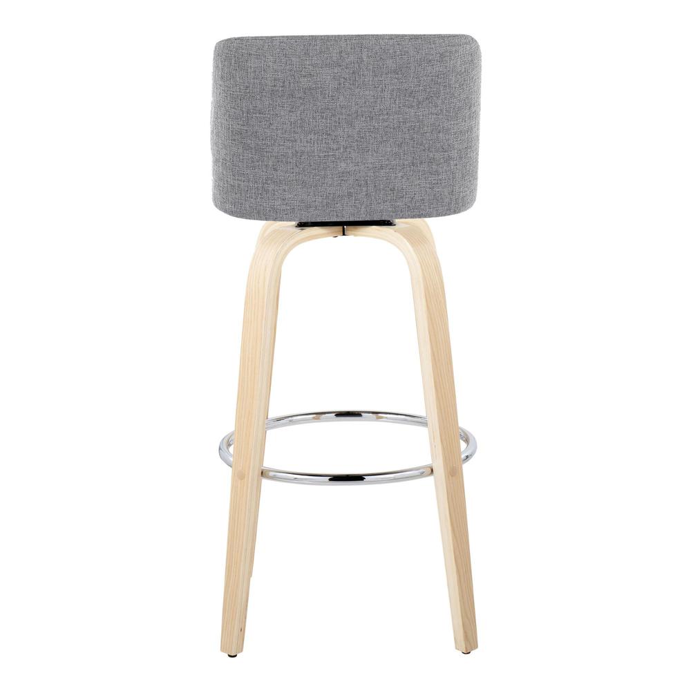 Brown Toriano 30" Fixed-Height Barstool - Set of 2