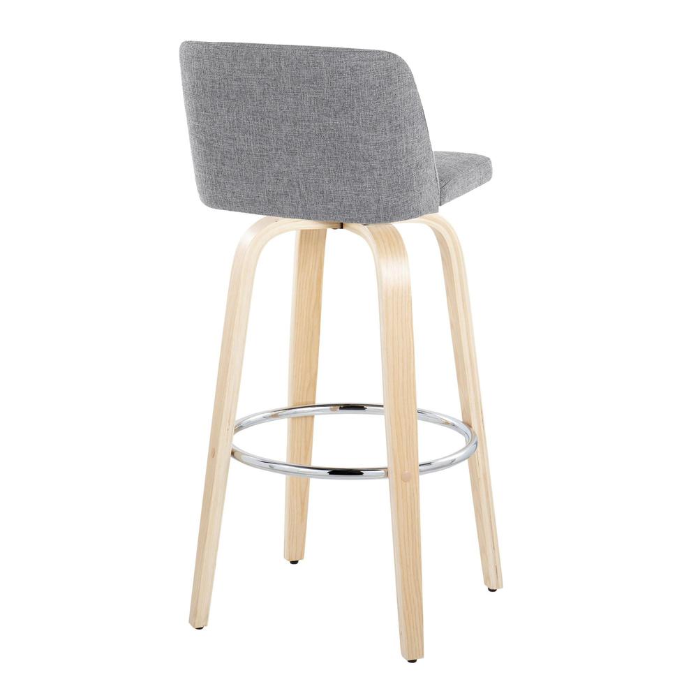 Brown Toriano 30" Fixed-Height Barstool - Set of 2