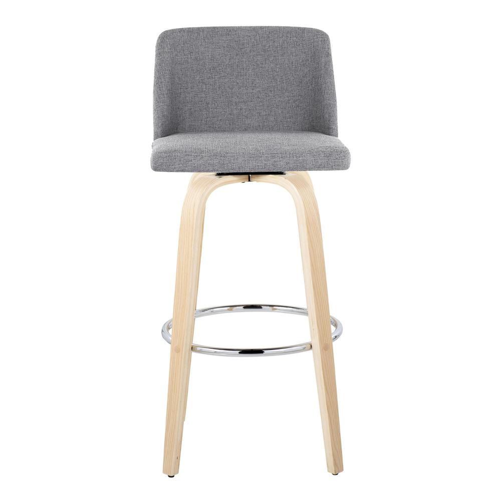 Brown Toriano 30" Fixed-Height Barstool - Set of 2