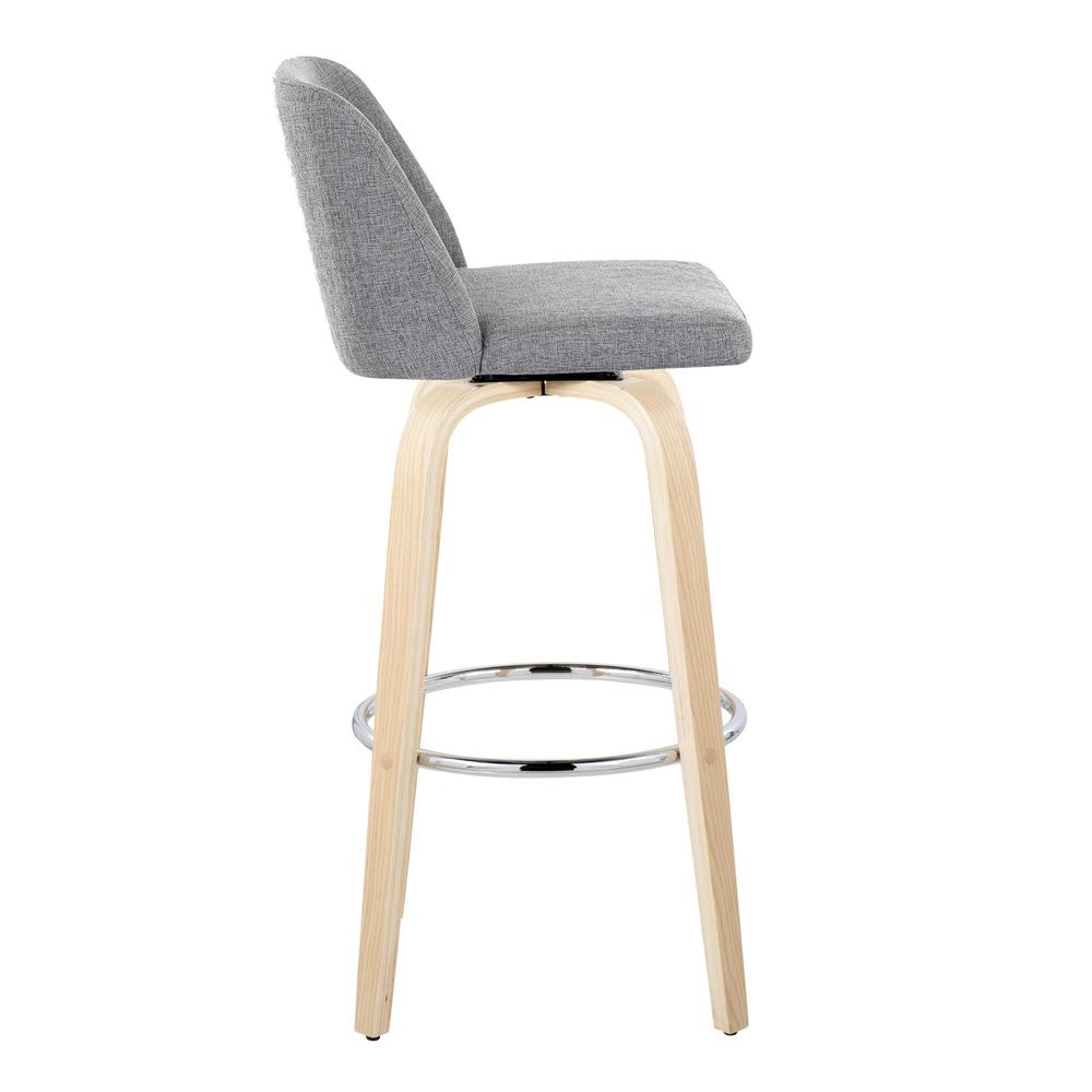 Brown Toriano 30" Fixed-Height Barstool - Set of 2