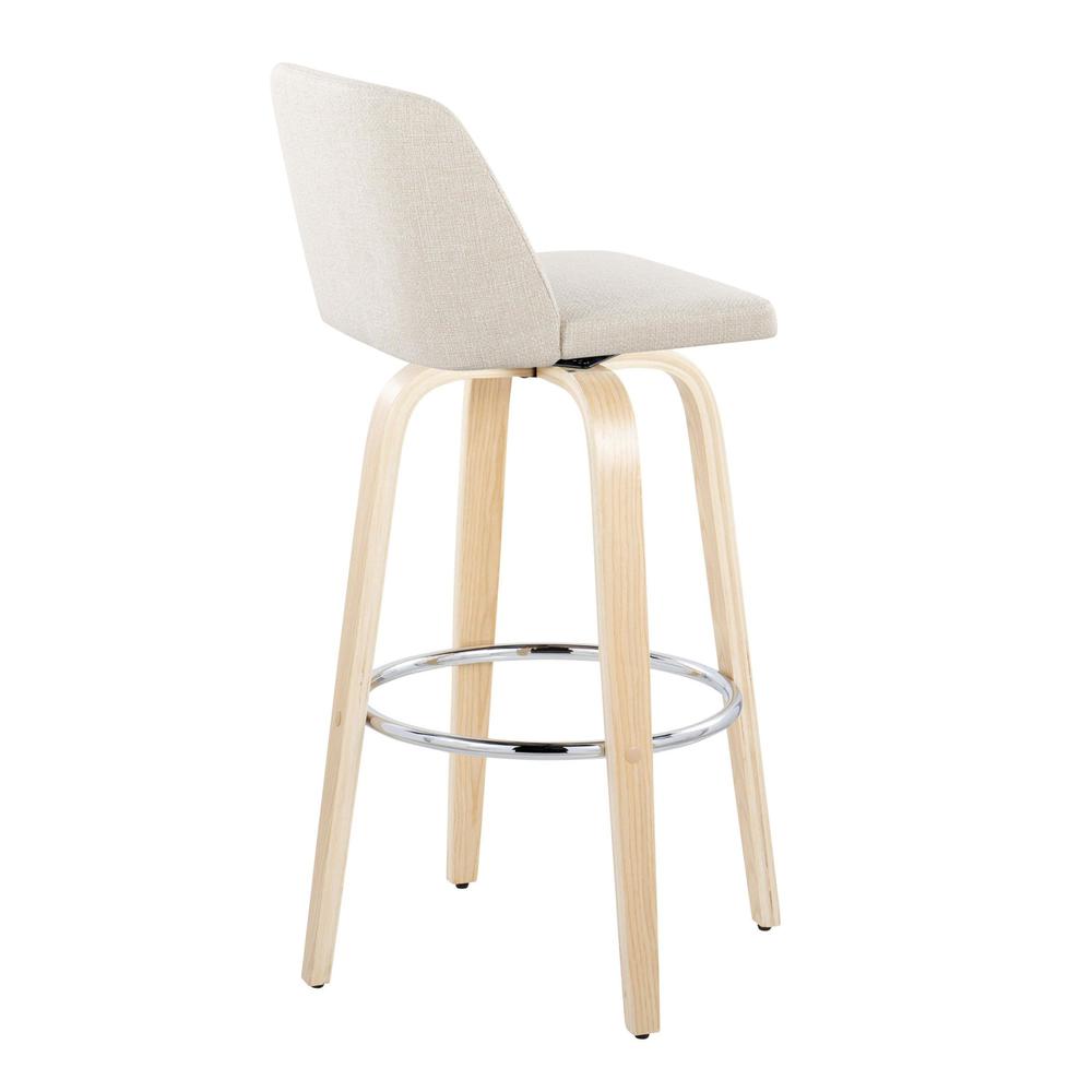 Brown Toriano 30" Fixed-Height Barstool - Set of 2