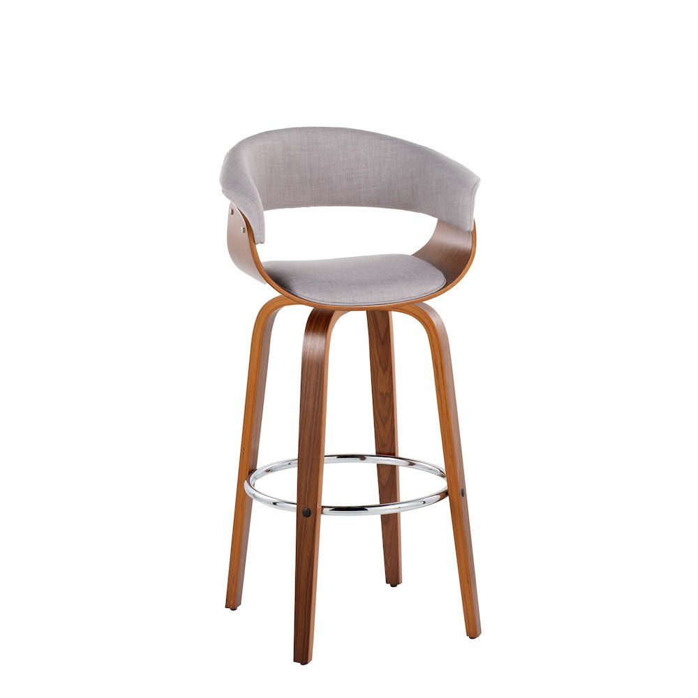 Vintage Mod 30" Fixed-Height Barstool - Set of 2