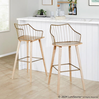 Winston 30" Fixed-Height Barstool