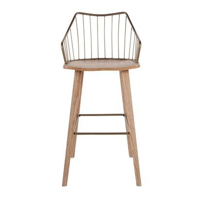 Winston 30" Fixed-Height Barstool