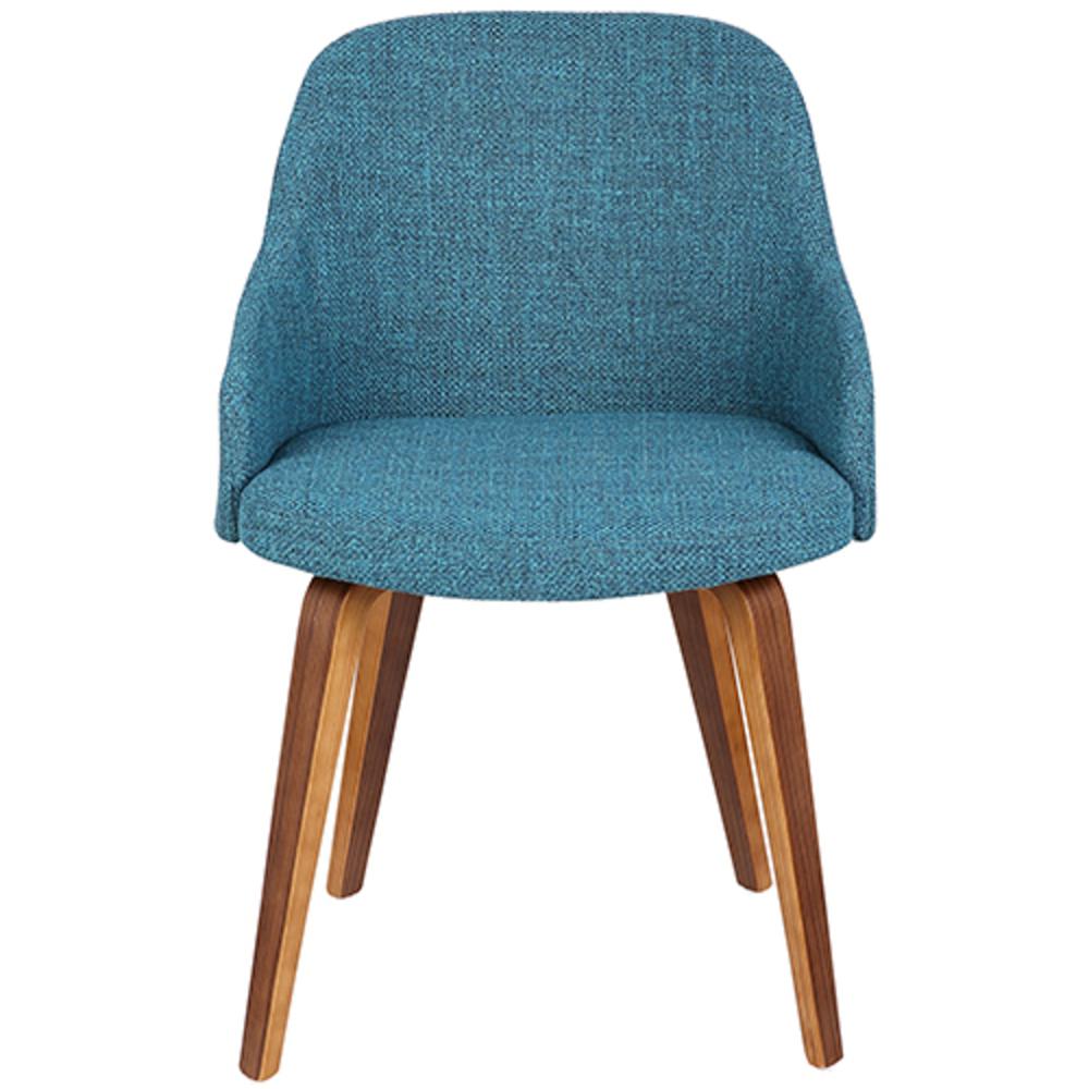 Walnut, Teal Bacci Chair