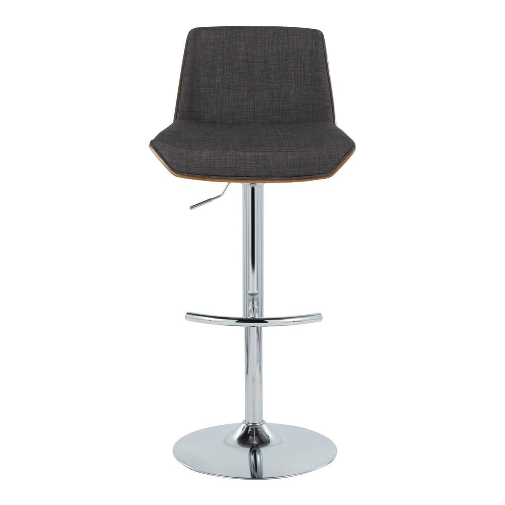 Grey Corazza Adjustable Barstool - Set of 2