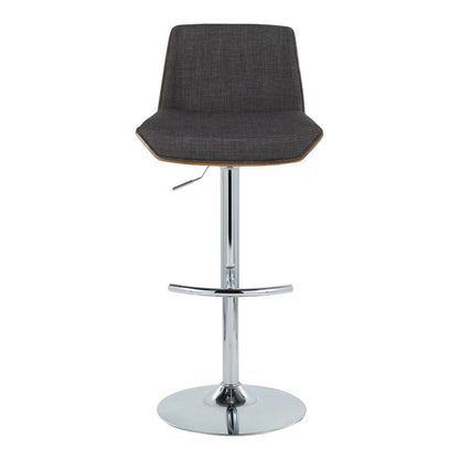 Grey Corazza Adjustable Barstool - Set of 2