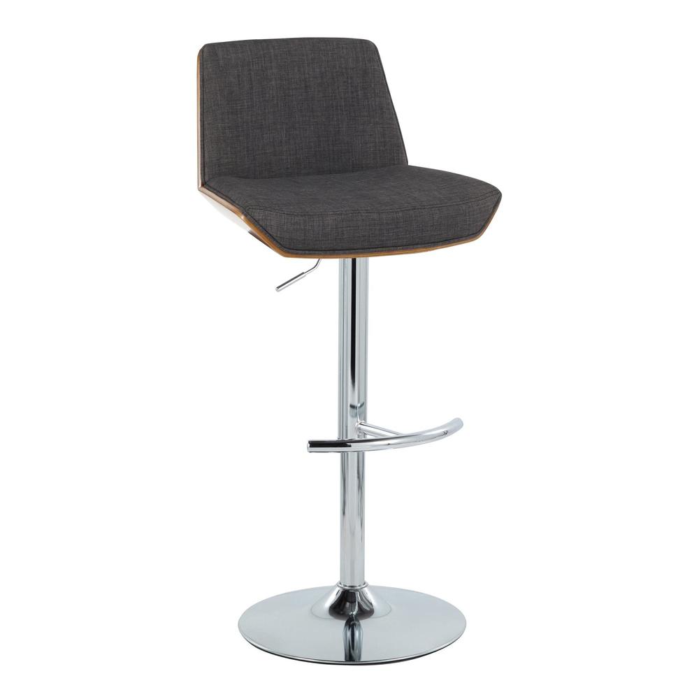 Grey Corazza Adjustable Barstool - Set of 2