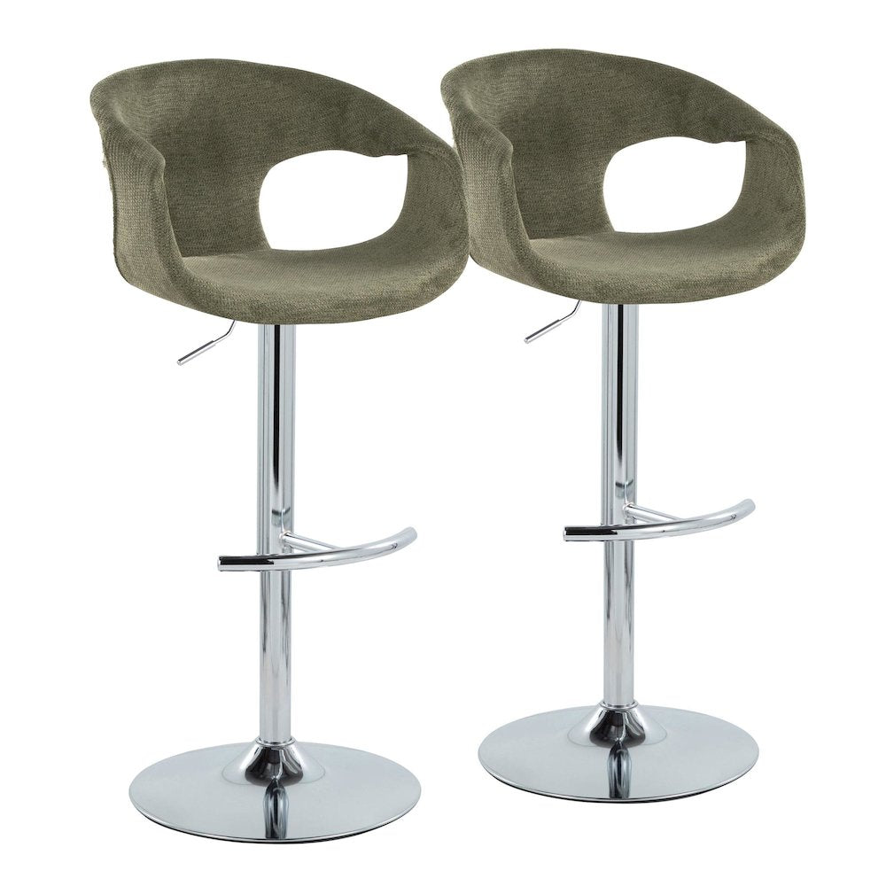 Curva Adjustable Barstool - Set of 2