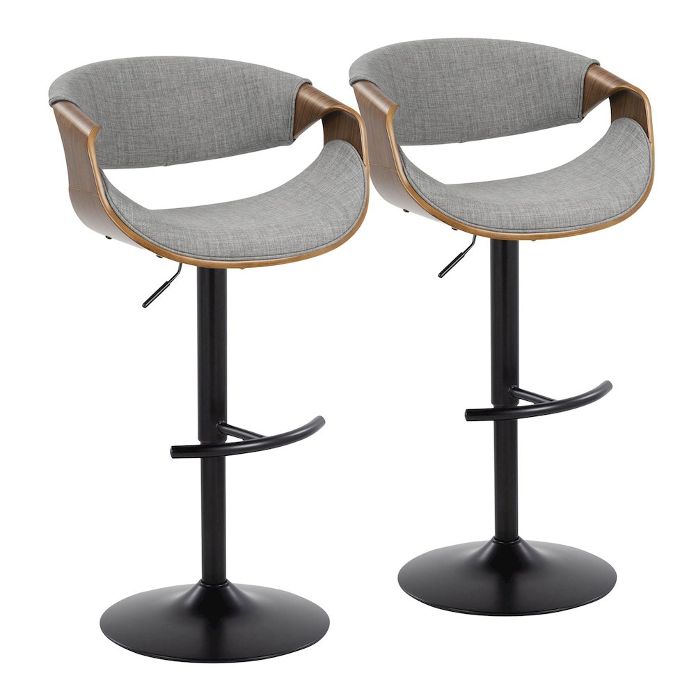 Curvo Adjustable Barstool - Set of 2