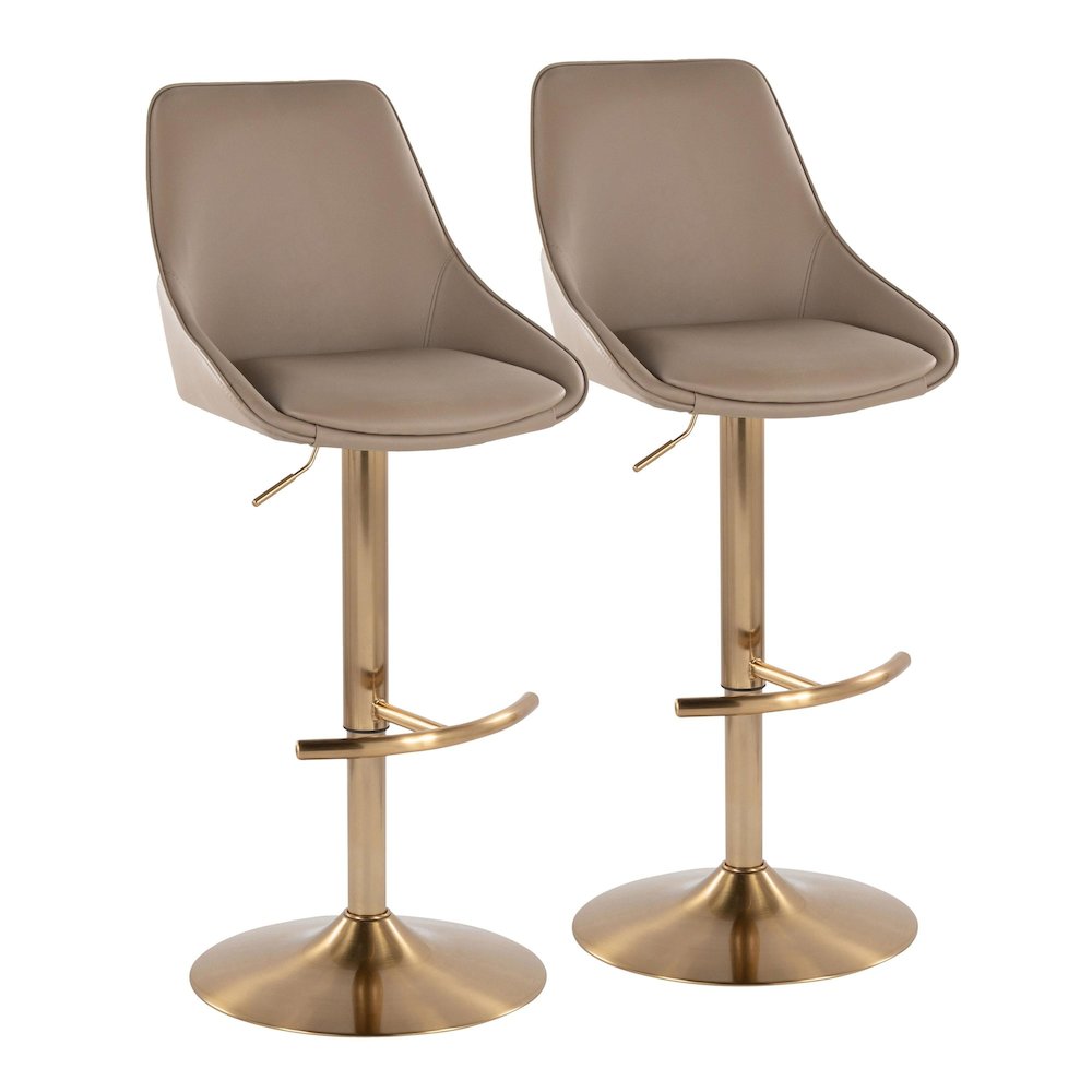 Diana Adjustable Barstool - Set of 2