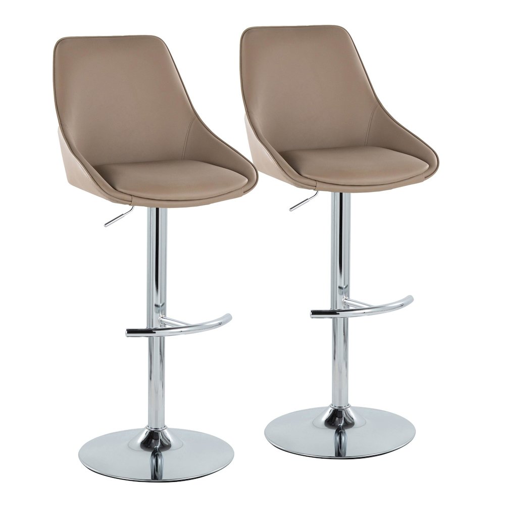 Diana Adjustable Barstool - Set of 2