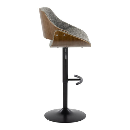 Multi Fabrizzi Adjustable Barstool - Set of 2