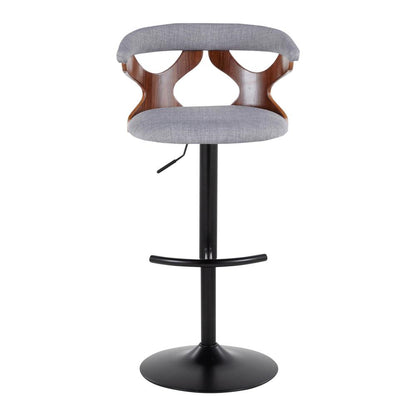 Grey Gardenia Adjustable Barstool - Set of 2