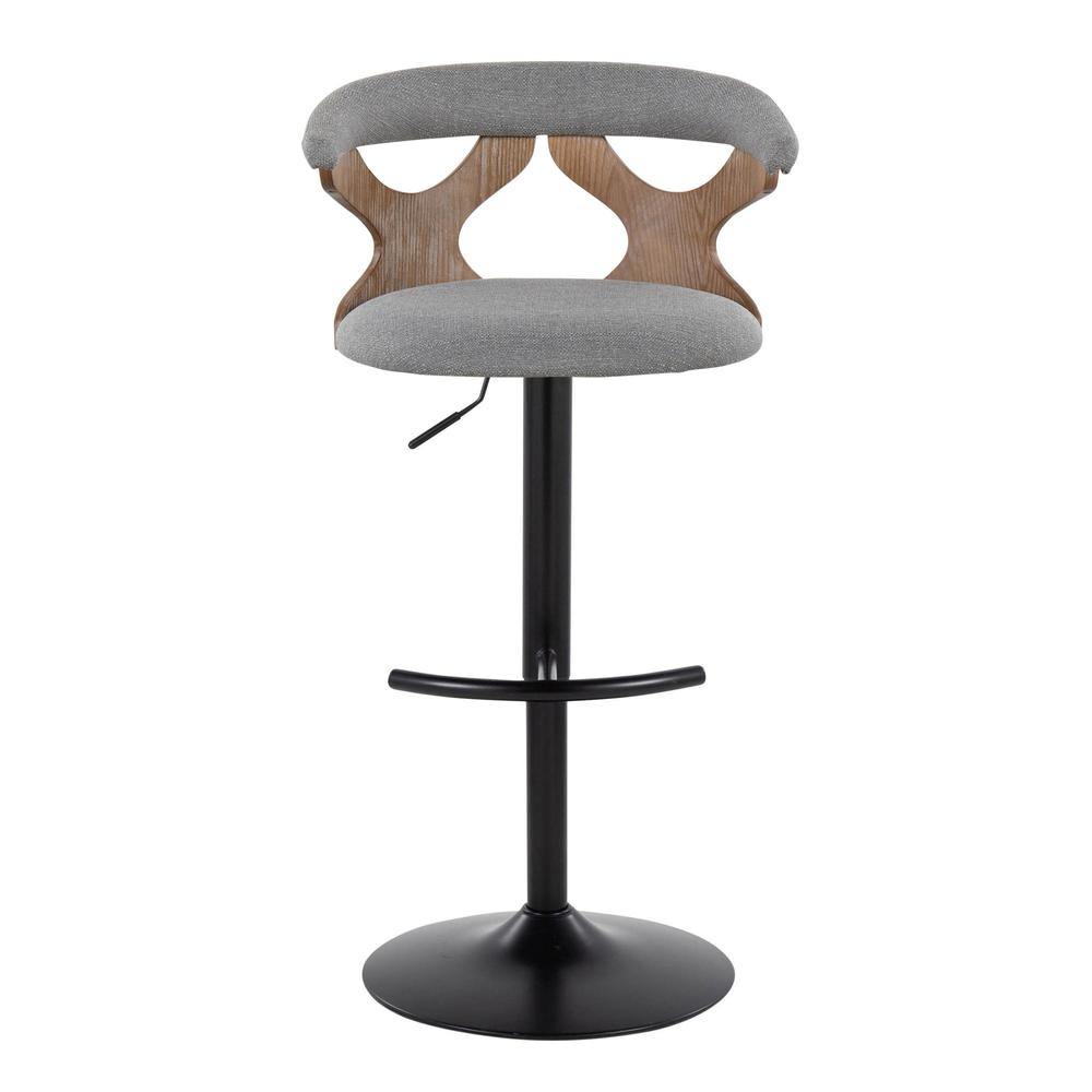 White Gardenia Adjustable Barstool - Set of 2