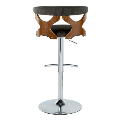 Grey Gardenia Adjustable Barstool - Set of 2