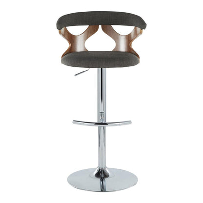 Grey Gardenia Adjustable Barstool - Set of 2
