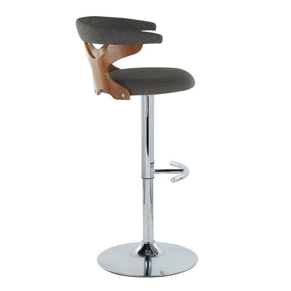 Grey Gardenia Adjustable Barstool - Set of 2