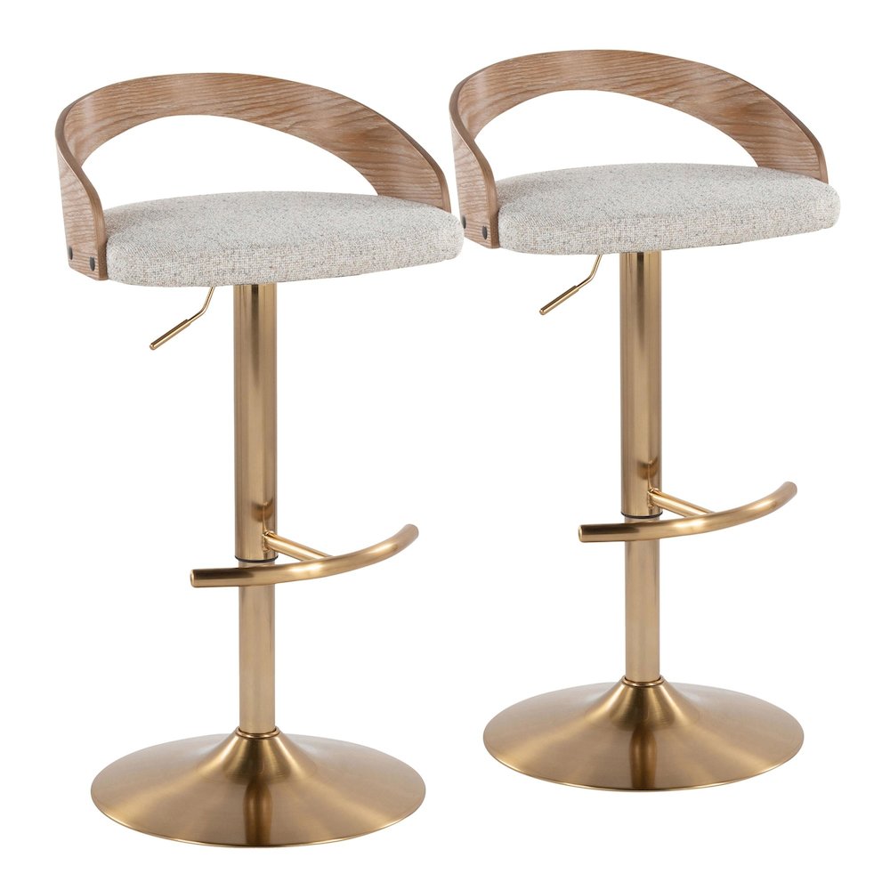 Grotto Adjustable Barstool - Set of 2