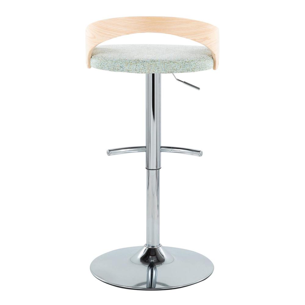 Silver Grotto Adjustable Barstool - Set of 2