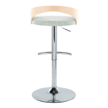 Silver Grotto Adjustable Barstool - Set of 2