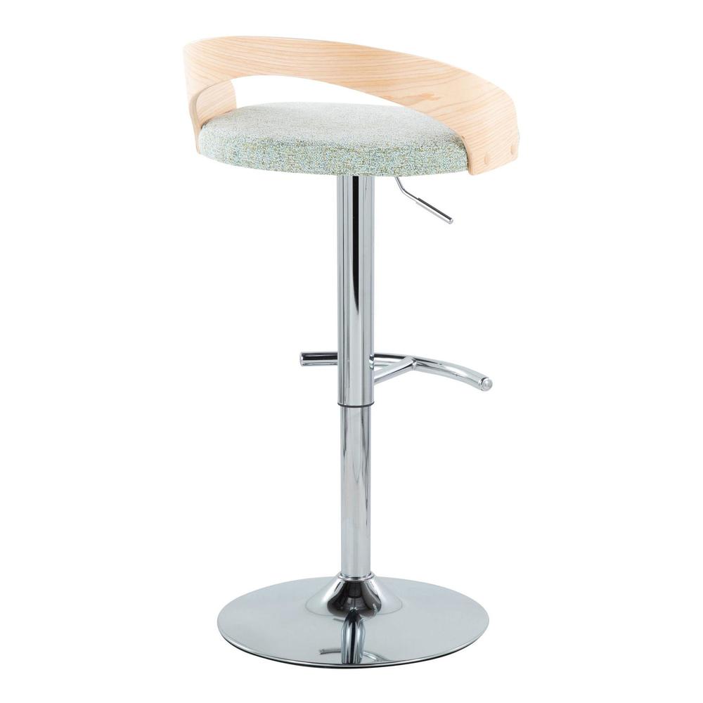 Silver Grotto Adjustable Barstool - Set of 2