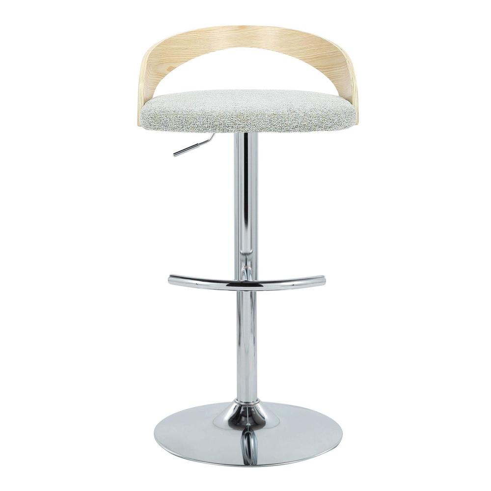 Silver Grotto Adjustable Barstool - Set of 2