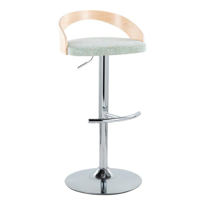 Silver Grotto Adjustable Barstool - Set of 2