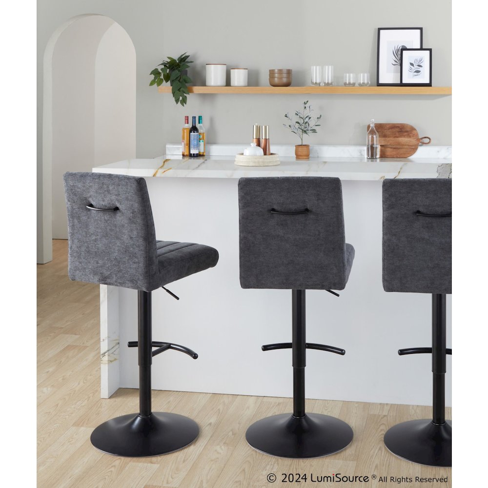Hank Adjustable Barstool - Set of  2