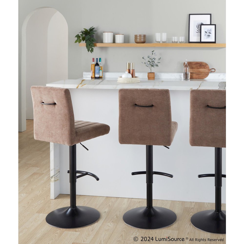 Hank Adjustable Barstool - Set of  2