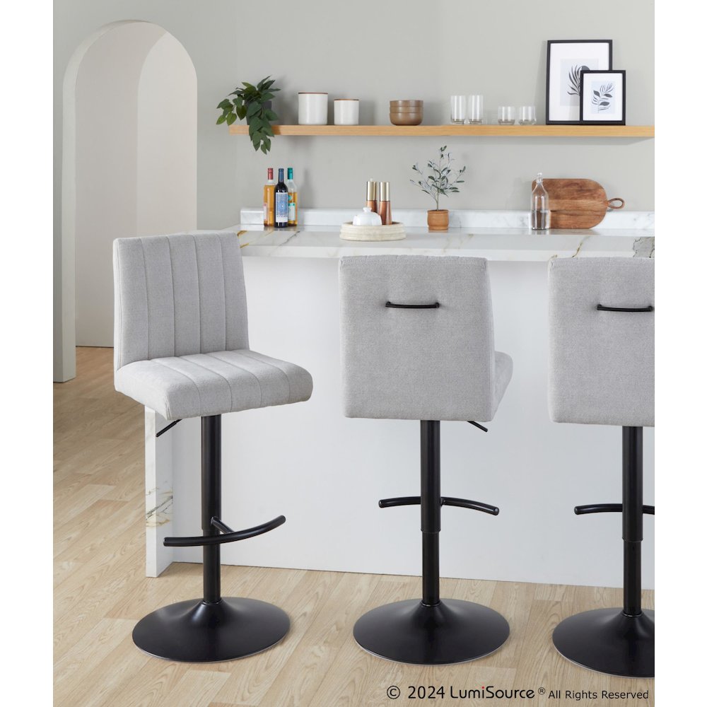 Hank Adjustable Barstool - Set of  2