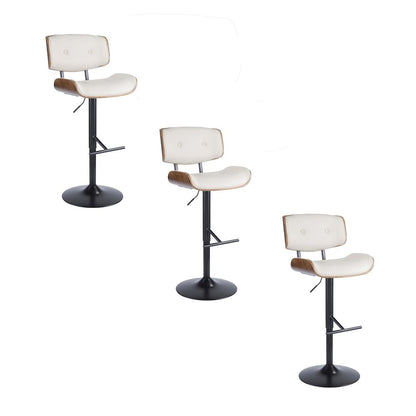 Lombardi Adjustable Barstool - Set of 3