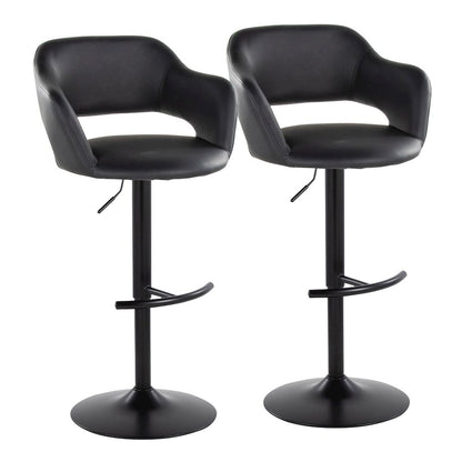 Margarite Adjustable Barstool - Set of 2
