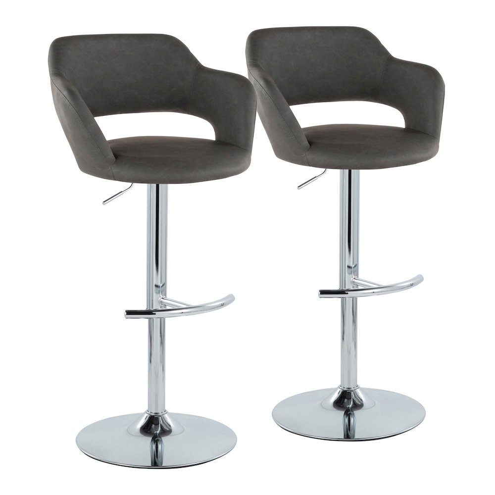 Margarite Adjustable Barstool - Set of 2