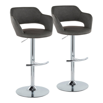Margarite Adjustable Barstool - Set of 2