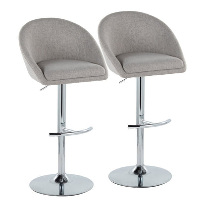 Matisse Highback Adjustable Barstool - Set of 2