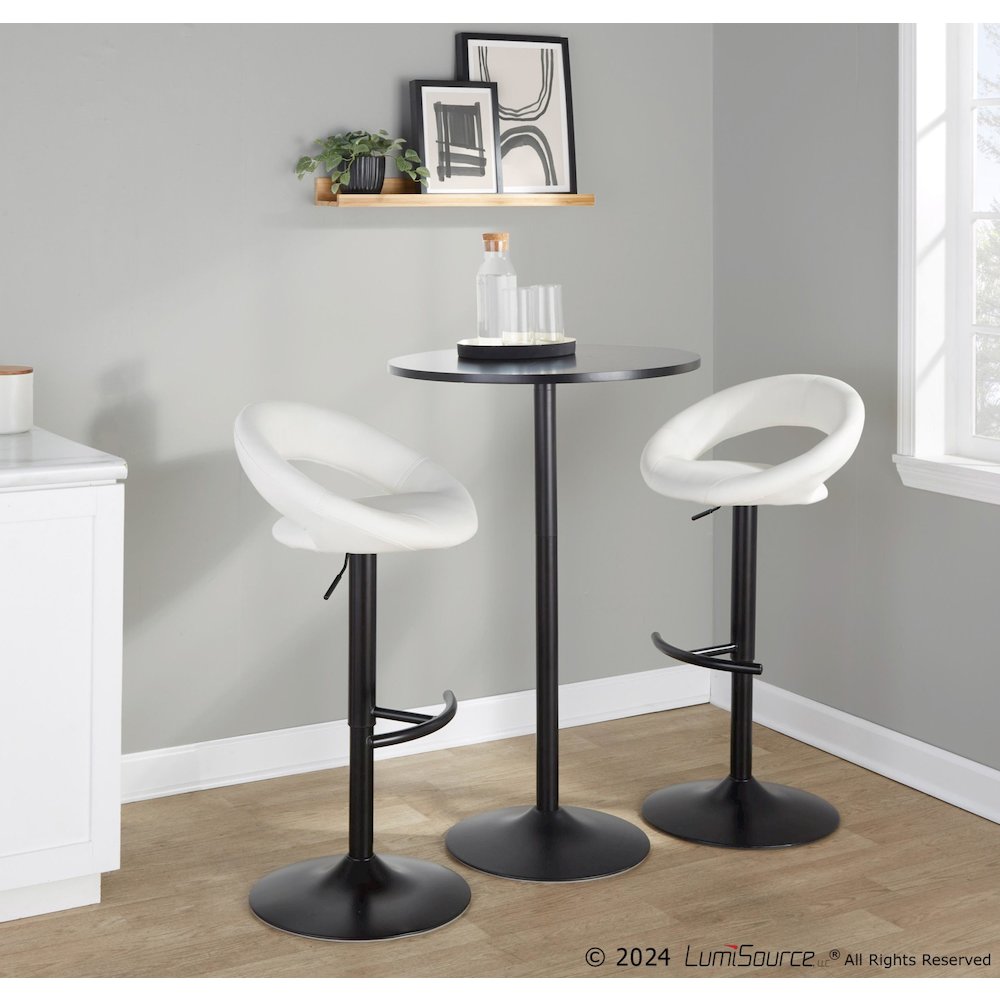 Posh Adjustable Barstool - Set of 2