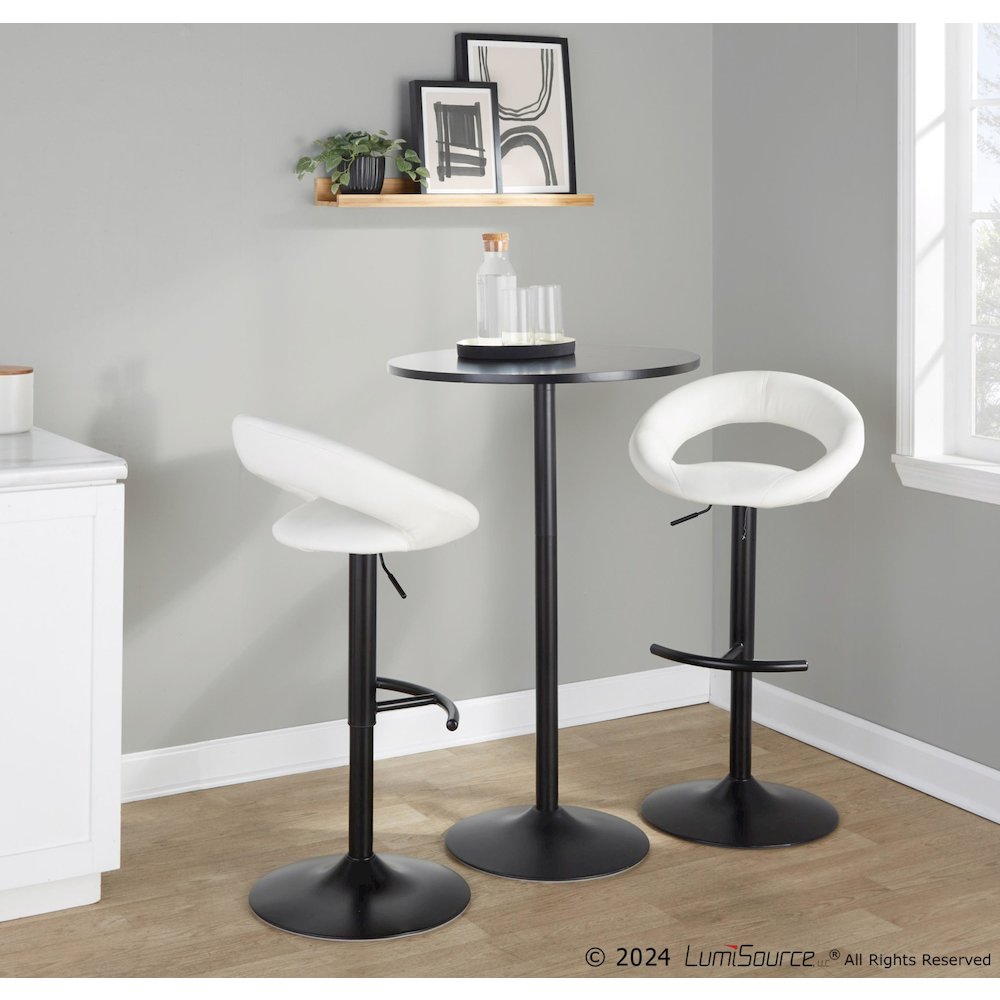 Posh Adjustable Barstool - Set of 2