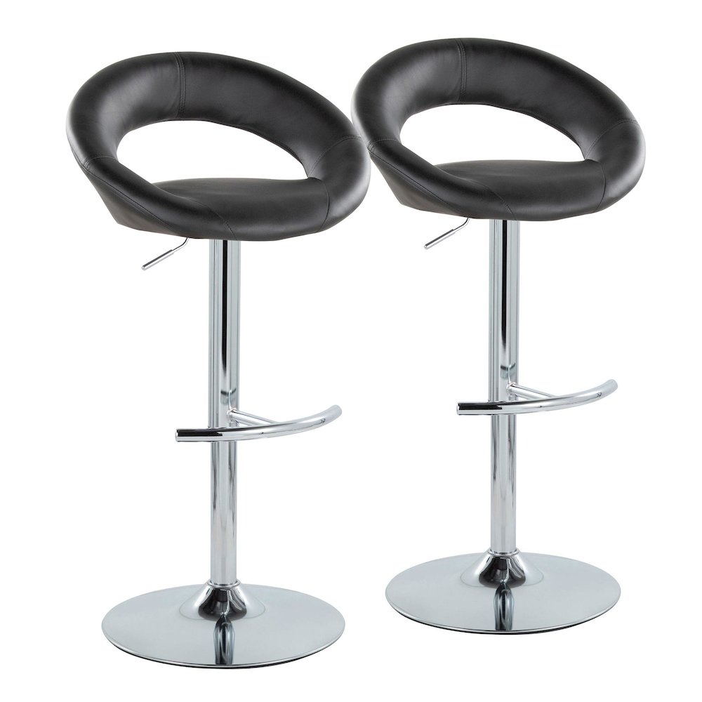 Posh Adjustable Barstool - Set of 2