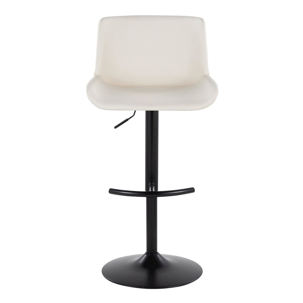 Santi Upholstered Adjustable Barstool - Set of 2