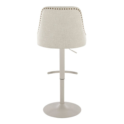Studded Marcel Adjustable Barstool - Set of 2