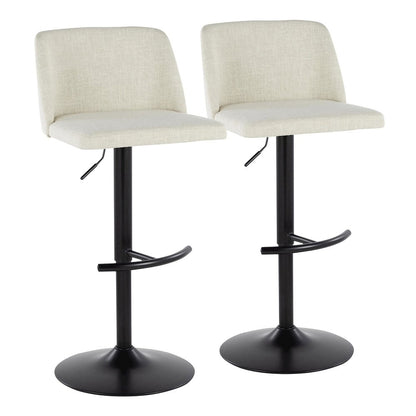Toriano Adjustable Barstool - Set of 2