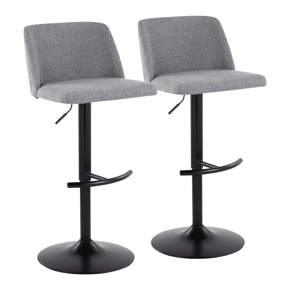 Toriano Adjustable Barstool - Set of 2