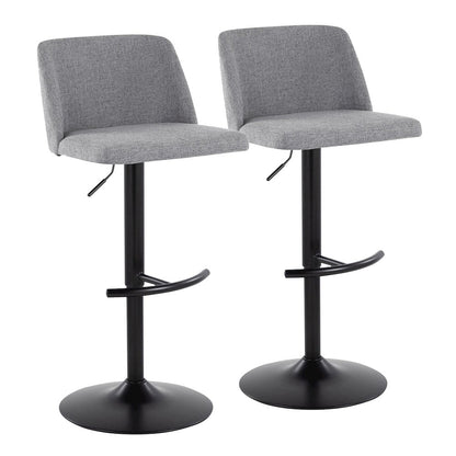 Toriano Adjustable Barstool - Set of 2
