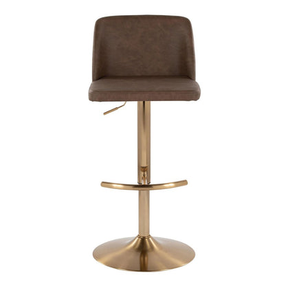 Toriano Adjustable Barstool - Set of 2