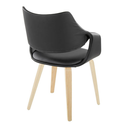 Curvo Highback Upholstered Chair - Set of 2