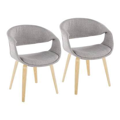 Curvo Upholstered Chair - Set of 2